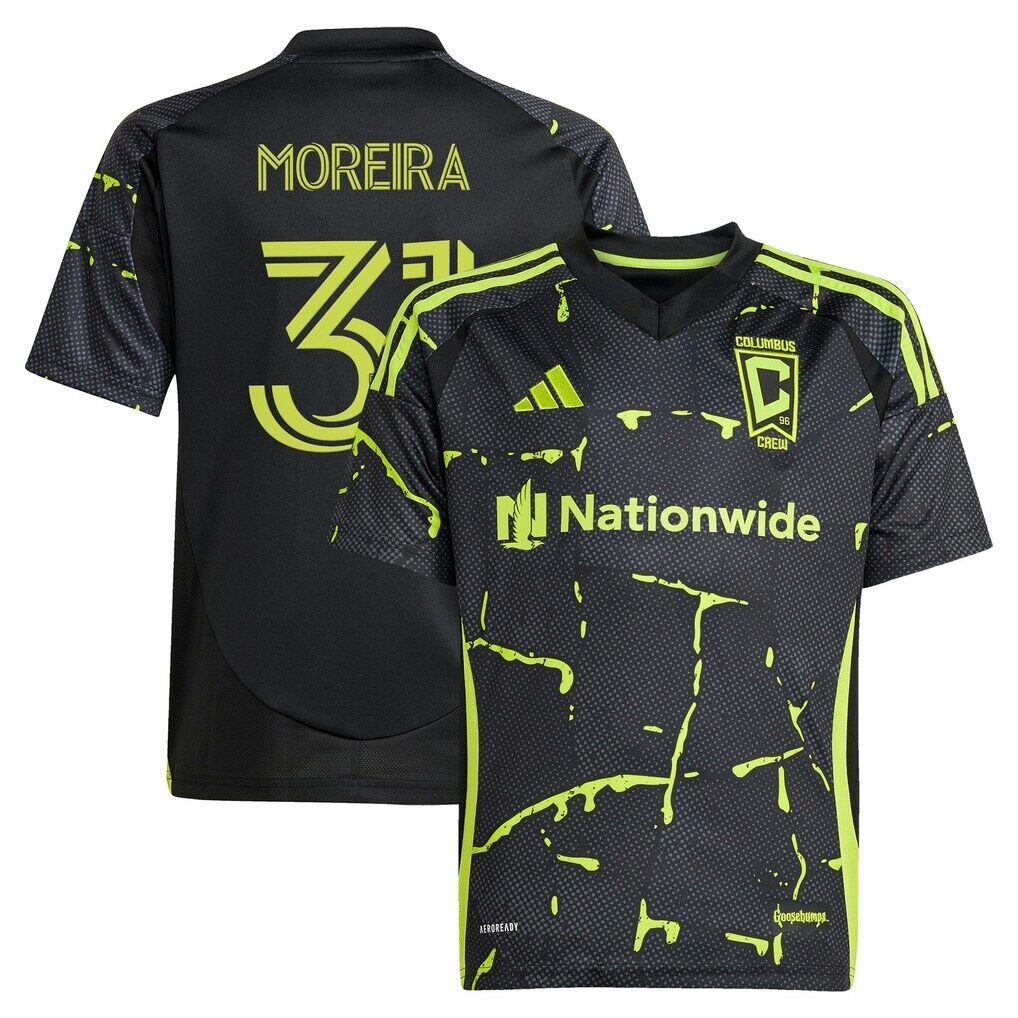 Steven Moreira Columbus Crew adidas Youth 2025 The Goosebumps Kit Replica Jersey