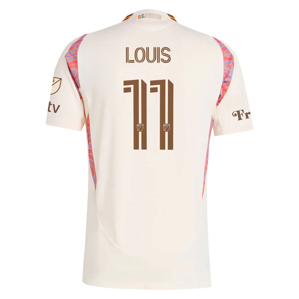 Louis Munteanu D.C. United adidas 2025 The Soul Kit On-Field Authentic Jersey - Natural