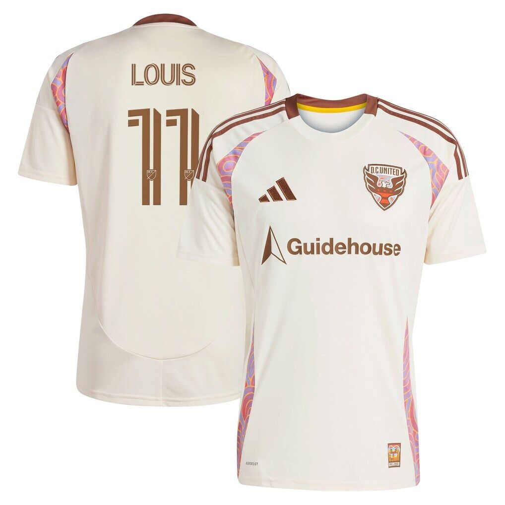 Louis Munteanu D.C. United adidas 2025 The Soul Kit Replica Jersey - Natural