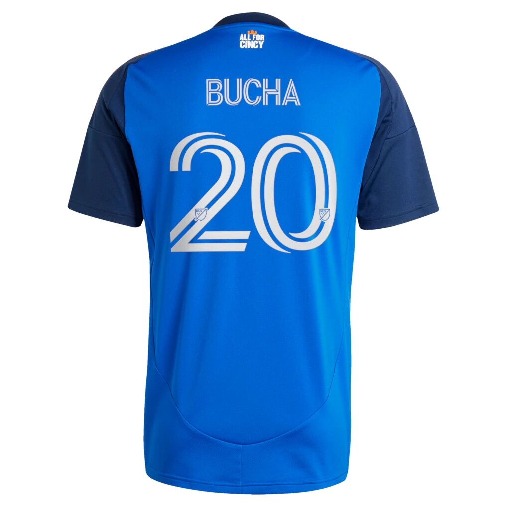 Pavel Bucha FC Cincinnati adidas 2025 Orange and Blue Legacy Kit Replica Jersey