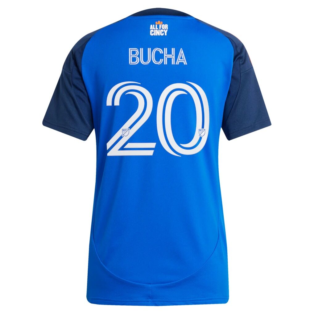 Pavel Bucha FC Cincinnati adidas Women's 2025 Orange and Blue Legacy Kit Replica Jersey