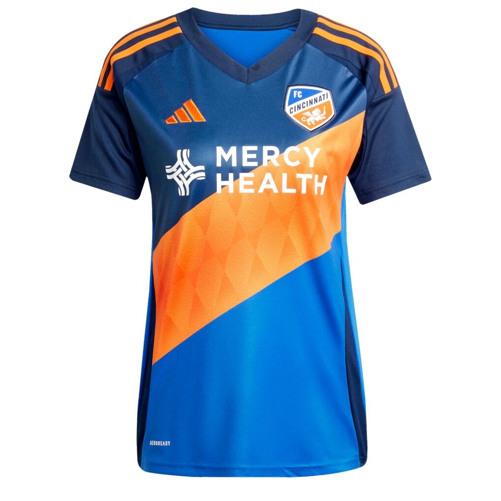Pavel Bucha FC Cincinnati adidas Women's 2025 Orange and Blue Legacy Kit Replica Jersey