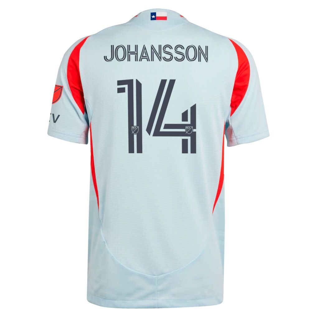 Herman Johansson FC Dallas adidas 2025 The Inferno Kit On-Field Authentic Jersey - Light Blue