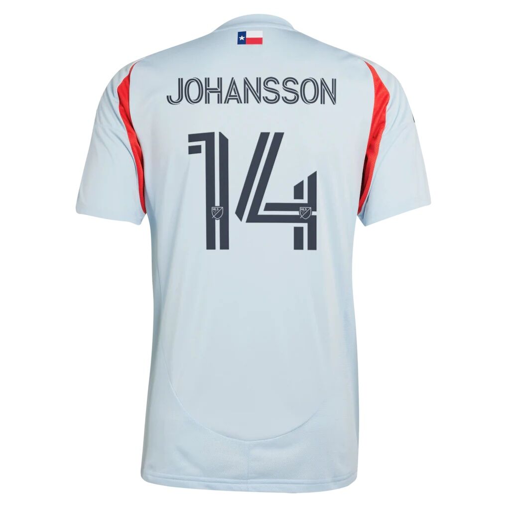 Herman Johansson FC Dallas adidas 2025 The Inferno Kit Replica Jersey - Light Blue