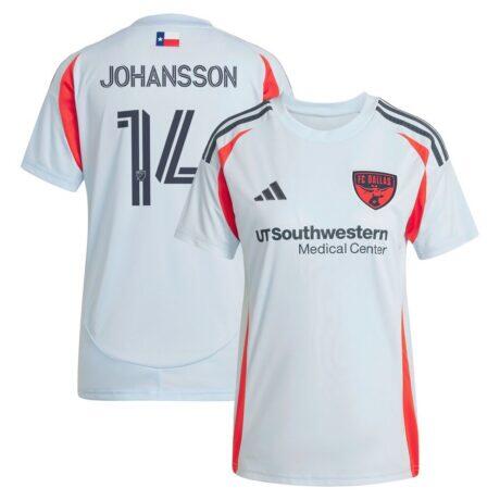 Herman Johansson FC Dallas adidas Women's 2025 The Inferno Kit Replica Jersey - - Front View