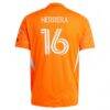 Héctor Herrera Houston Dynamo FC adidas 2025 Season 20 On-Field Authentic Jersey - Orange - Detail View