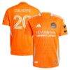 Guilherme Augusto Vieira dos Santos Houston Dynamo FC adidas 2025 Season 20 On-Field Authentic Jersey - Orange - Front View