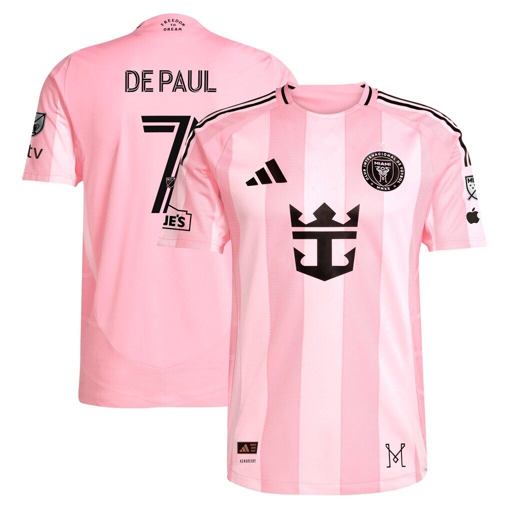 Rodrigo De Paul Inter Miami CF adidas 2025 Euforia On-Field Authentic Jersey