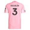 Sergio Reguilón Inter Miami CF adidas 2025 On-Field Authentic Jersey - Pink - Detail View