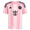 Sergio Reguilón Inter Miami CF adidas Youth 2025 Euforia Replica Jersey - Pink - Side View