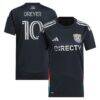 Anders Dreyer San Diego FC adidas Women's 2025 State of Flow Replica Jersey - Navy - Front View