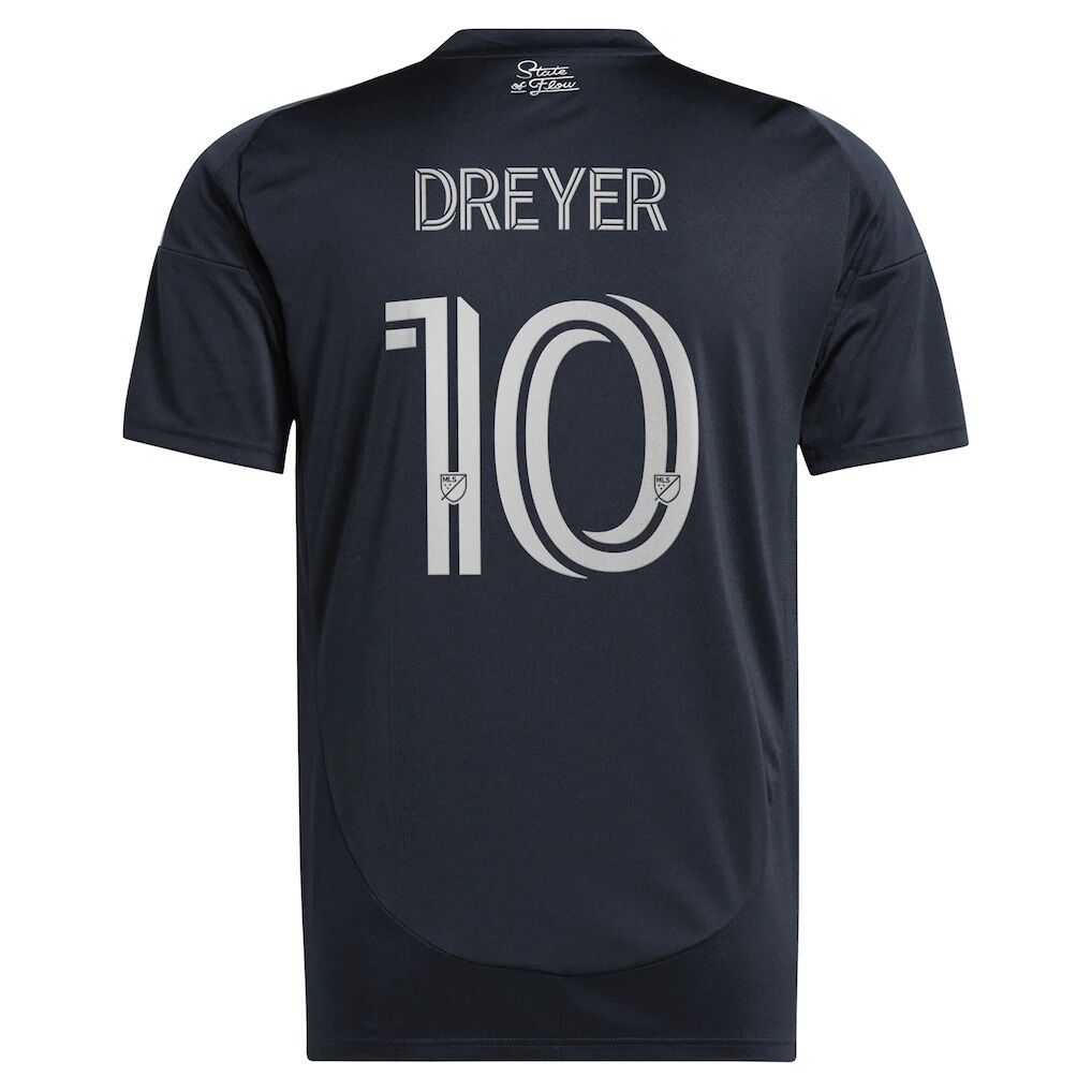 Anders Dreyer San Diego FC adidas Youth 2025 State of Flow Replica Jersey