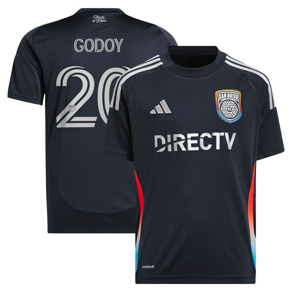 Anibal Godoy San Diego FC adidas Youth 2025 State of Flow Replica Jersey
