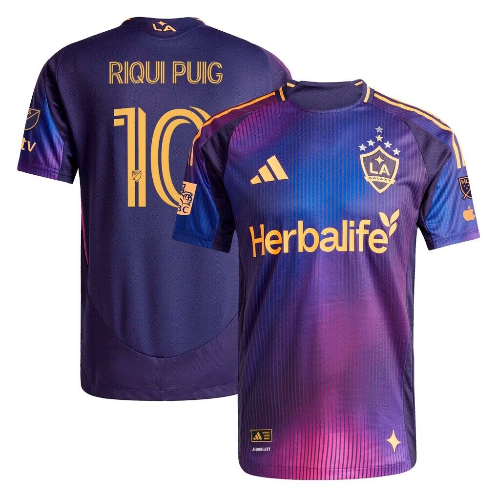 Riqui Puig LA Galaxy adidas 2025 RIZON On-Field Authentic Jersey