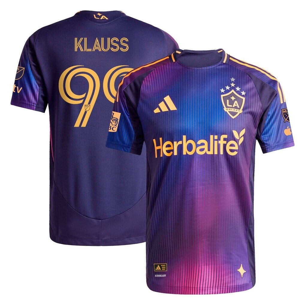 João Klauss LA Galaxy adidas 2025 RIZON On-Field Authentic Jersey
