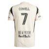 Cade Cowell New York Red Bulls adidas 2025 Stone Kit On-Field Authentic Jersey - Tan - - Detail View