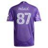 Marco Pašalić Orlando City SC adidas 2025 Perfect Storm On-Field Authentic Jersey - Purple - Detail View