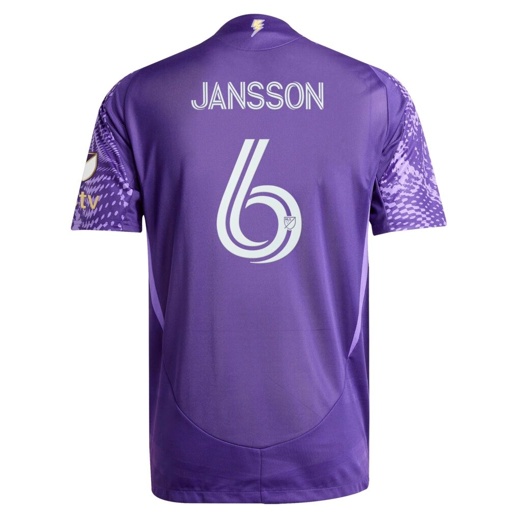 Robin Jansson Orlando City SC adidas 2025 Perfect Storm On-Field Authentic Jersey