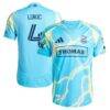 Jovan Lukić Philadelphia Union adidas 2025 The Voltage Kit On-Field Authentic Jersey - Blue - Front View