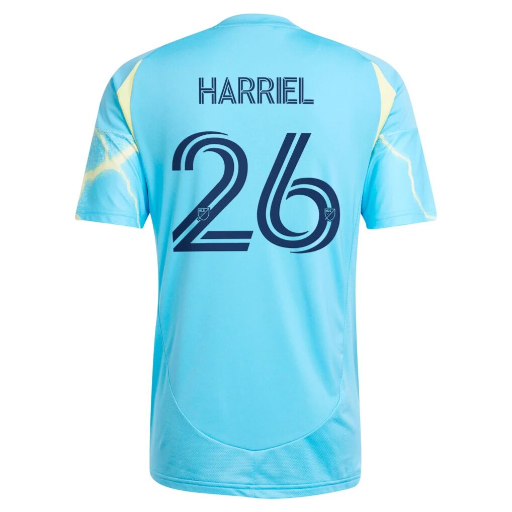 Nathan Harriel Philadelphia Union adidas 2025 The Voltage Kit Replica Jersey