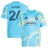 Nathan Harriel Philadelphia Union adidas Youth 2025 The Voltage Kit Replica Jersey - Blue - Front View
