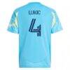 Jovan Lukić Philadelphia Union adidas Youth 2025 The Voltage Kit Replica Jersey - Blue - Detail View
