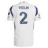 DeAndre Yedlin Real Salt Lake adidas 2025 Grid City On-Field Authentic Jersey - White - Detail View