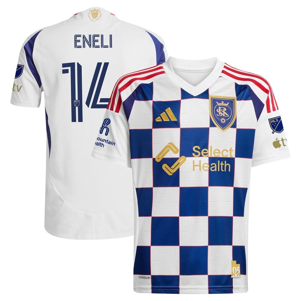 Emeka Eneli Real Salt Lake adidas 2025 Grid City On-Field Authentic Jersey
