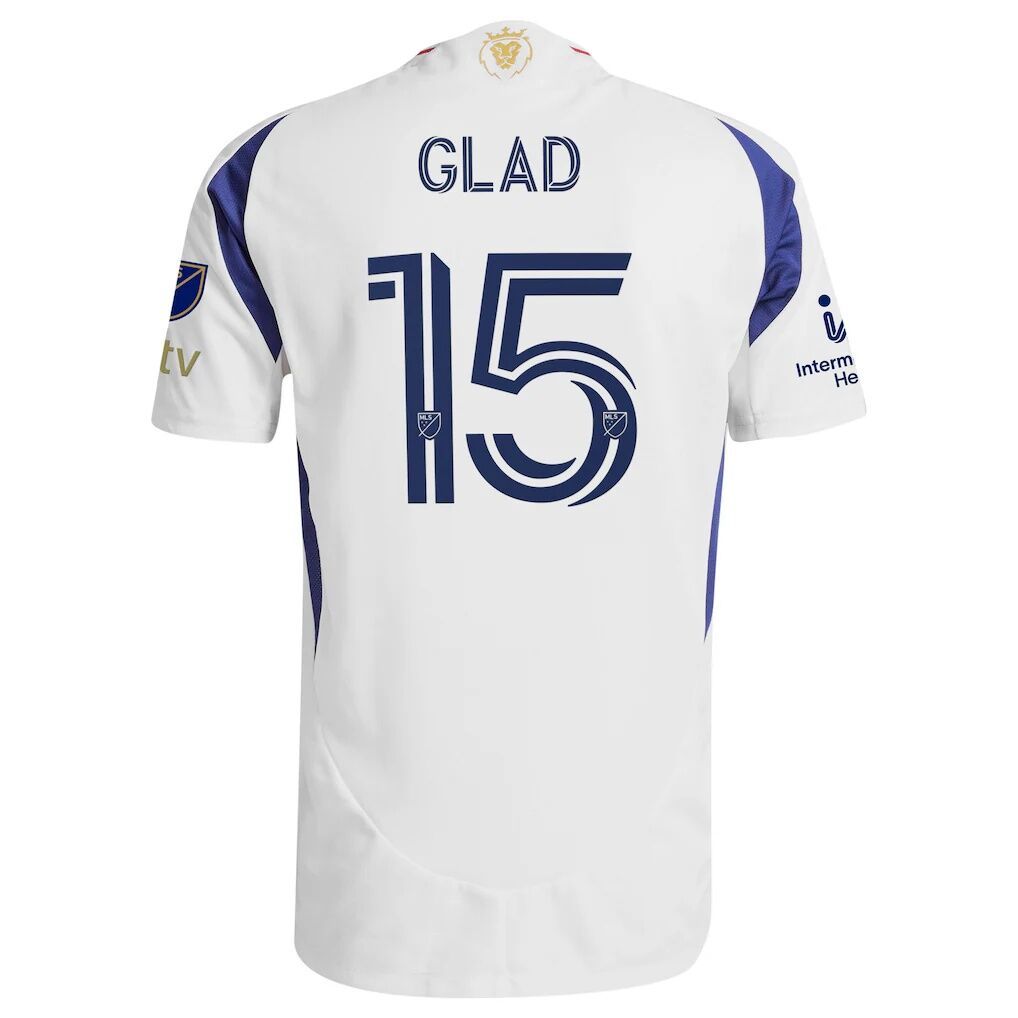 Justen Glad Real Salt Lake adidas 2025 Grid City On-Field Authentic Jersey