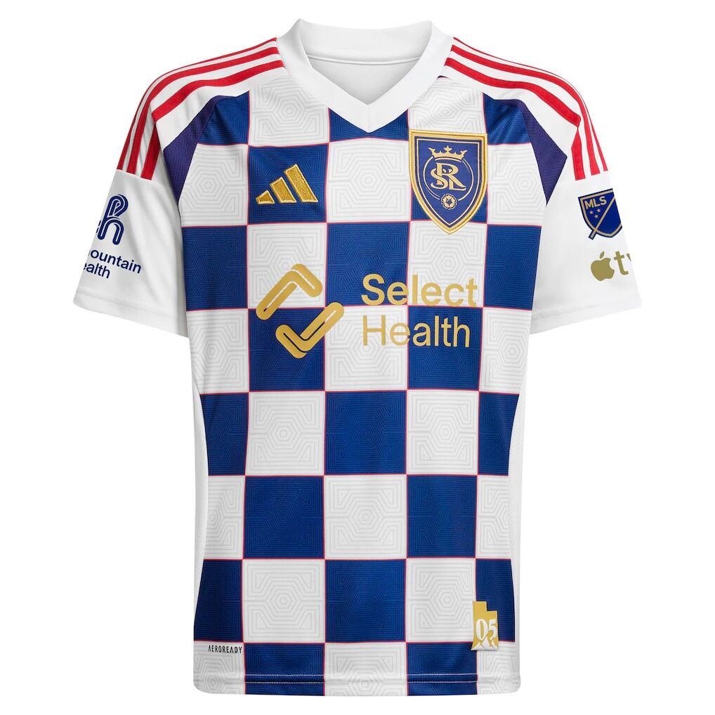 Justen Glad Real Salt Lake adidas 2025 Grid City On-Field Authentic Jersey