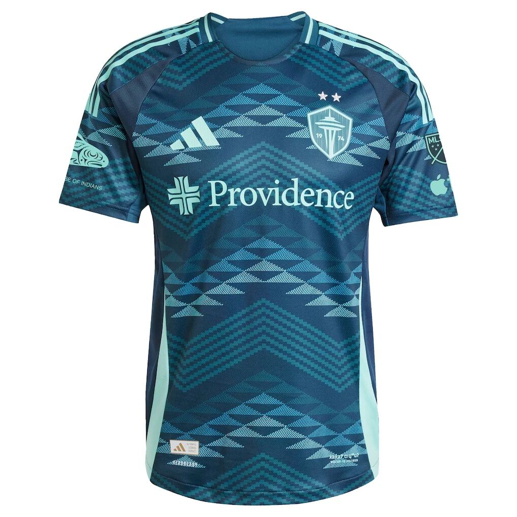 Paul Rothrock Seattle Sounders FC adidas 2025 The Salish Sea Kit On-Field Authentic Jersey