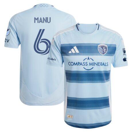 Manu García Sporting Kansas City adidas 2025 One KC On-Field Authentic Jersey - - Front View