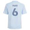 Manu García Sporting Kansas City adidas Youth 2025 One KC Replica Jersey - - Detail View