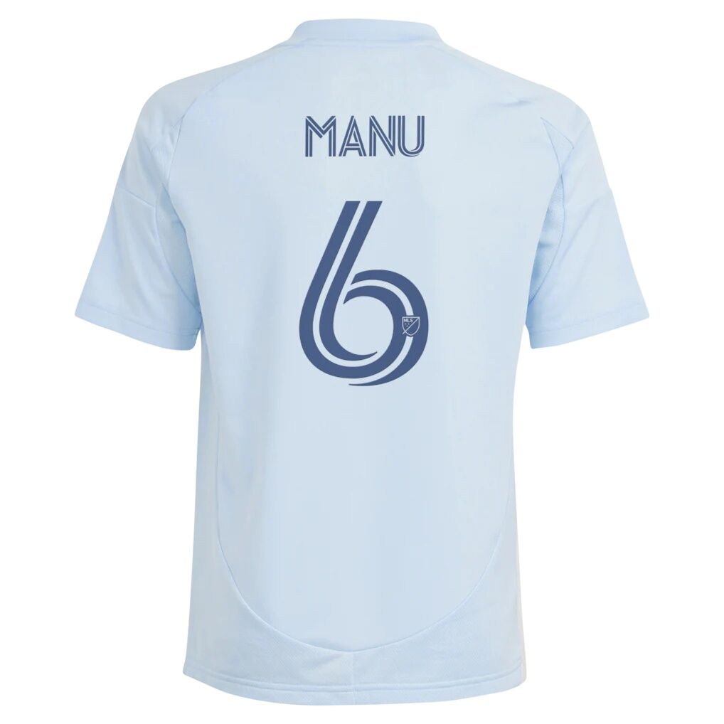 Manu García Sporting Kansas City adidas Youth 2025 One KC Replica Jersey - Light Blue