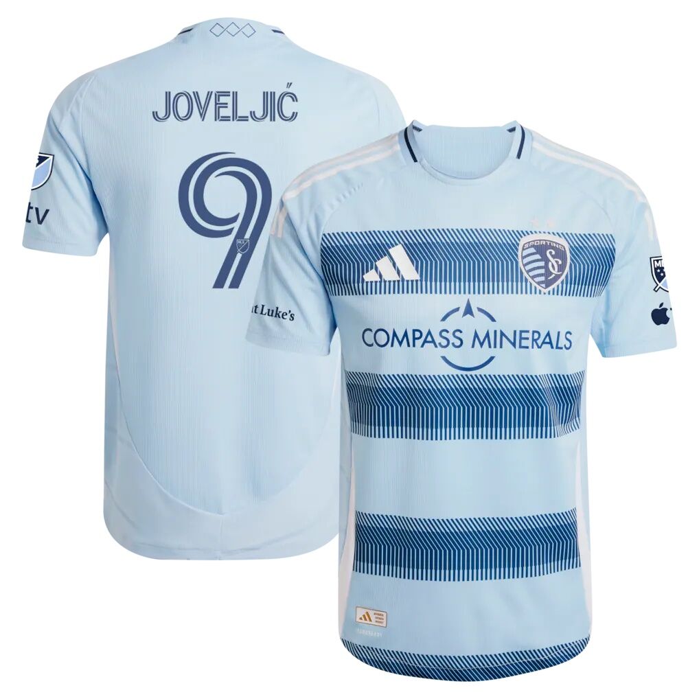 Dejan Joveljic Sporting Kansas City adidas 2025 One KC On-Field Authentic Jersey - Light Blue