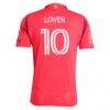 Eduard Löwen St. Louis CITY SC adidas 2025 Forever CITY Red On-Field Authentic Jersey - Red - Detail View