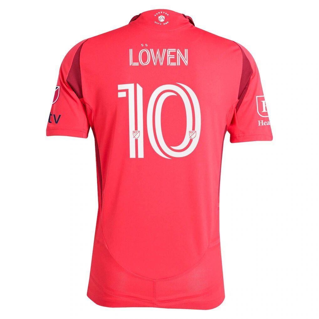Eduard Löwen St. Louis CITY SC adidas 2025 Forever CITY Red On-Field Authentic Jersey