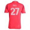 Fallou Fall St. Louis CITY SC adidas 2025 Forever CITY Red On-Field Authentic Jersey - Red - Detail View