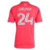 Daniel Edelman St. Louis CITY SC adidas 2025 Forever CITY Red Replica Jersey - Red - Detail View