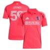 MyKhi Joyner St. Louis CITY SC adidas 2025 Forever CITY Red Replica Jersey - Red - Front View