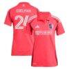 Daniel Edelman St. Louis CITY SC adidas Women's 2025 Forever CITY Red Replica Jersey - Red - Front View