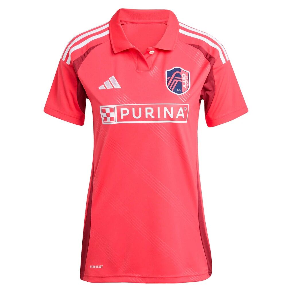 Daniel Edelman St. Louis CITY SC adidas Women's 2025 Forever CITY Red Replica Jersey