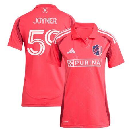 MyKhi Joyner St. Louis CITY SC adidas Women's 2025 Forever CITY Red Replica Jersey - Red - Front View
