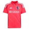 Fallou Fall St. Louis CITY SC adidas Youth 2025 Forever CITY Red Replica Jersey - Red - Side View