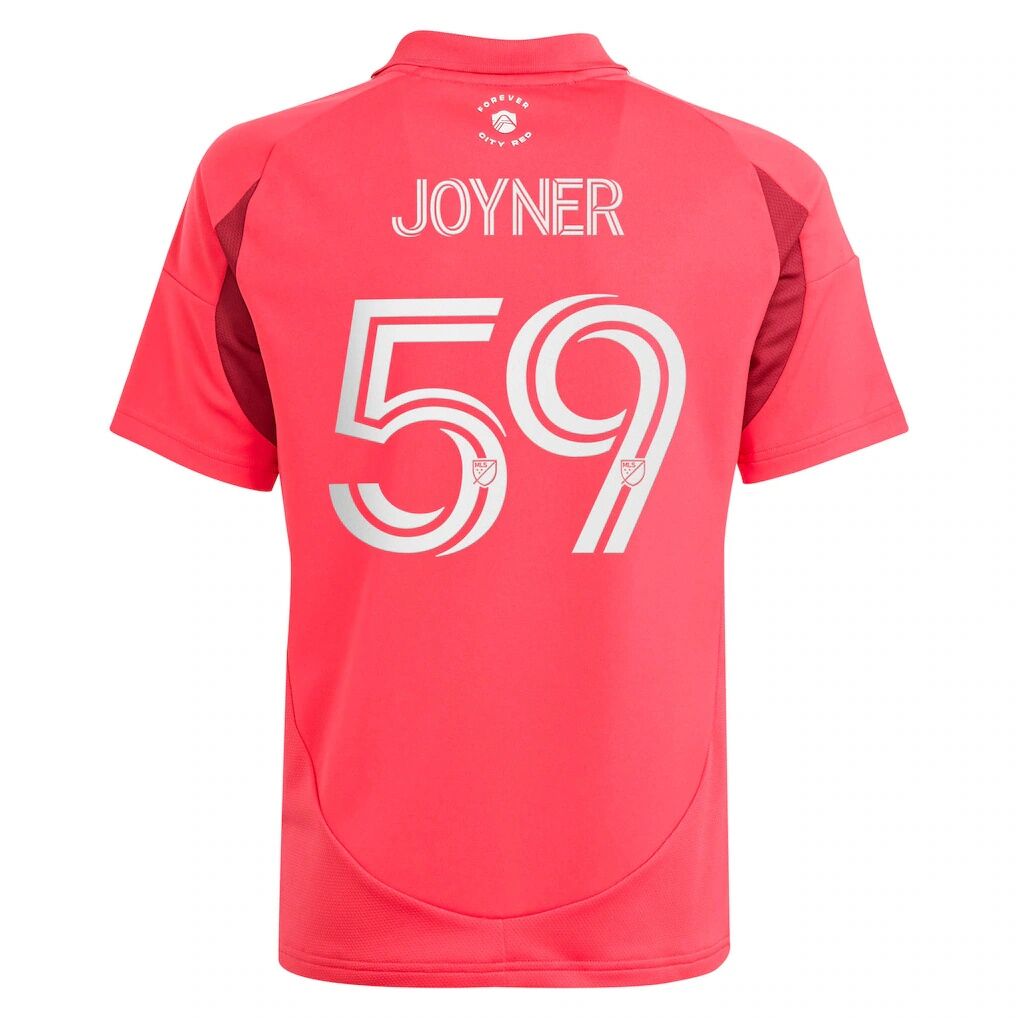 MyKhi Joyner St. Louis CITY SC adidas Youth 2025 Forever CITY Red Replica Jersey