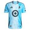 Nectarios Triantis Minnesota United FC adidas 2025 CONVERGENCE On-Field Authentic Jersey - Blue - Side View