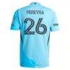 Joaquín Pereyra Minnesota United FC adidas 2025 CONVERGENCE On-Field Authentic Jersey - Blue - Detail View