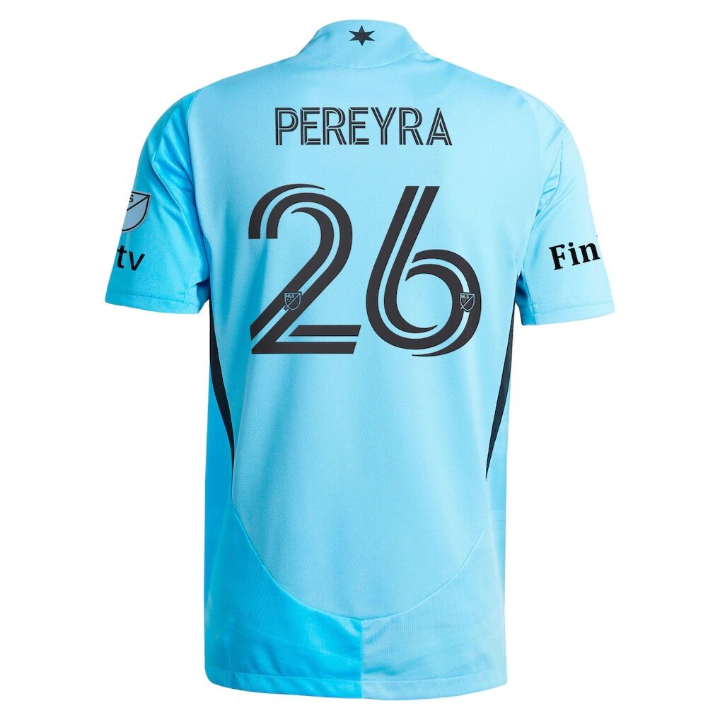 Joaquín Pereyra Minnesota United FC adidas 2025 CONVERGENCE On-Field Authentic Jersey