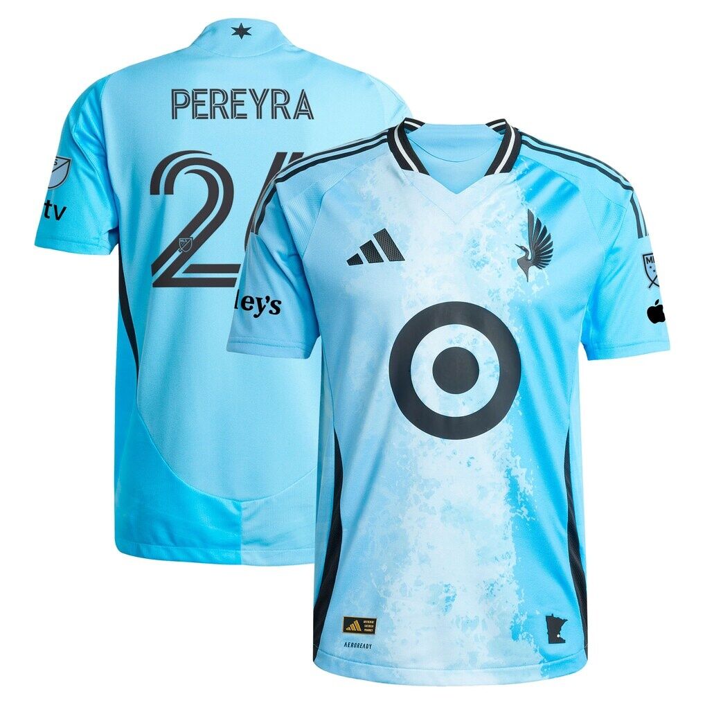 Joaquín Pereyra Minnesota United FC adidas 2025 CONVERGENCE On-Field Authentic Jersey