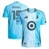 Michael Boxall Minnesota United FC adidas 2025 CONVERGENCE On-Field Authentic Jersey - Blue - Front View